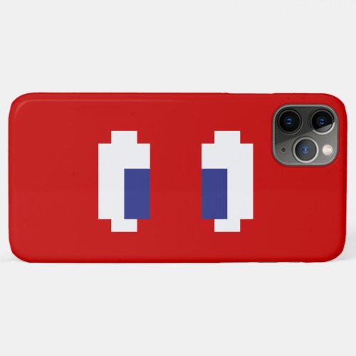 8 Bit Pixel Manga Eyes iPhone 11 Pro Max Case