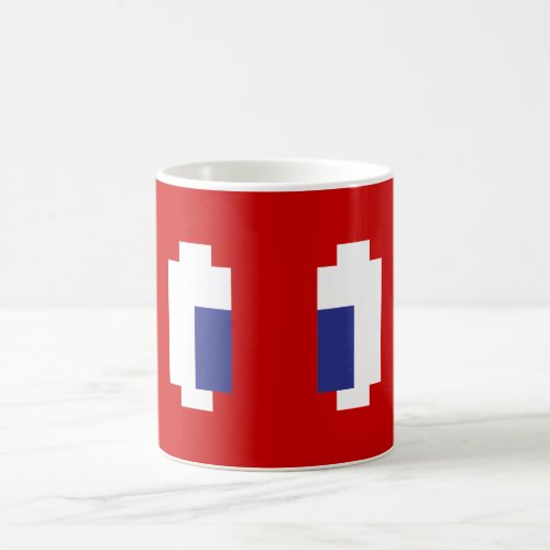 8 Bit Pixel Manga Eyes Coffee Mug