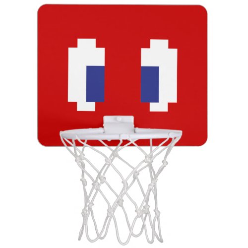 8 Bit Pixel Manga Eyes Mini Basketball Hoop