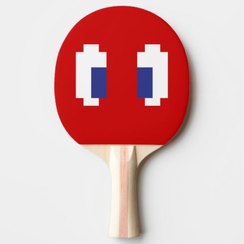 8 Bit Pixel Manga Eyes Ping_Pong Paddle