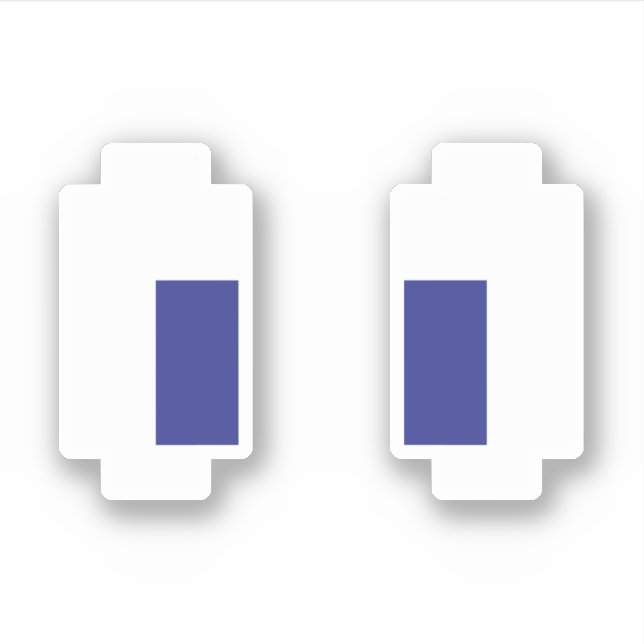 8 Bit Pixel Manga Eyes Sticker (Front)