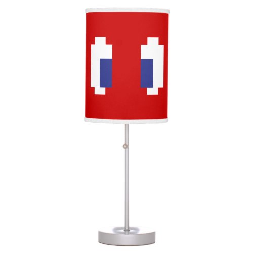 8 Bit Pixel Manga Eyes Table Lamp