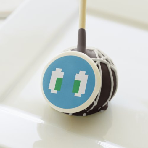 8 Bit Pixel Manga Green Eyes Cake Pops