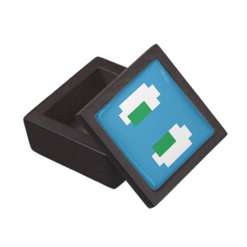 8 Bit Pixel Manga Green Eyes Gift Box