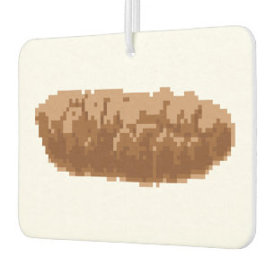 8 Bit Pixel Poop Car Air Freshener
