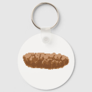 8 Bit Pixel Poop Keychain