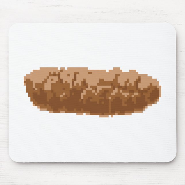 8 Bit Pixel Poop Mouse Pad (Front)