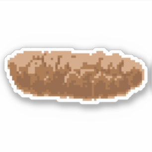 8 Bit Pixel Poop Sticker