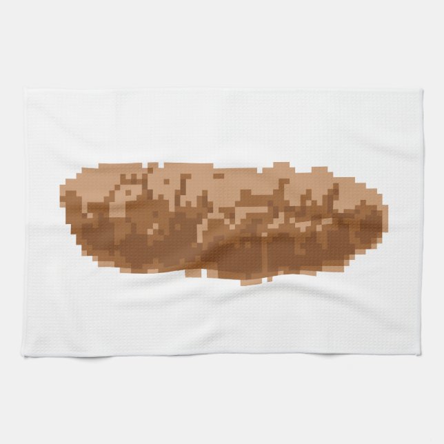 8 Bit Pixel Poop Towel (Horizontal)