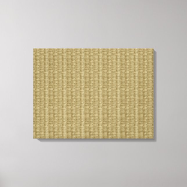 8 Bit Pixel Tatami Mat 畳 Canvas Print (Front)