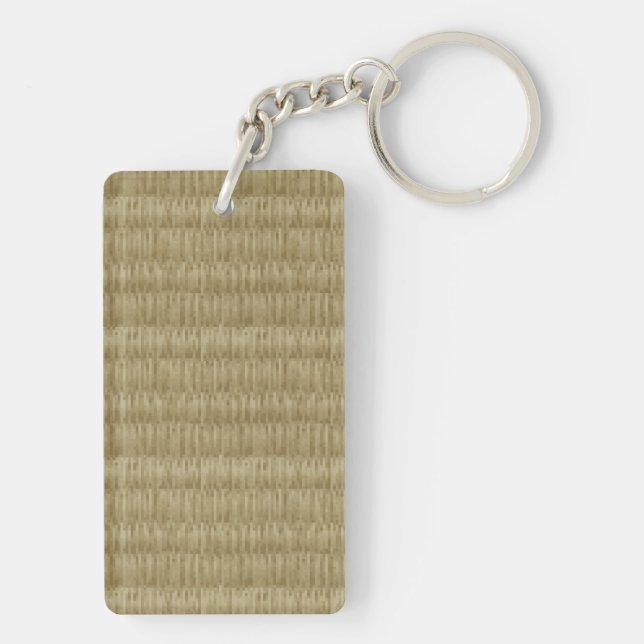 8 Bit Pixel Tatami Mat 畳 Keychain (Back)