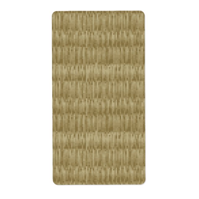 8 Bit Pixel Tatami Mat 畳 Label (Front)