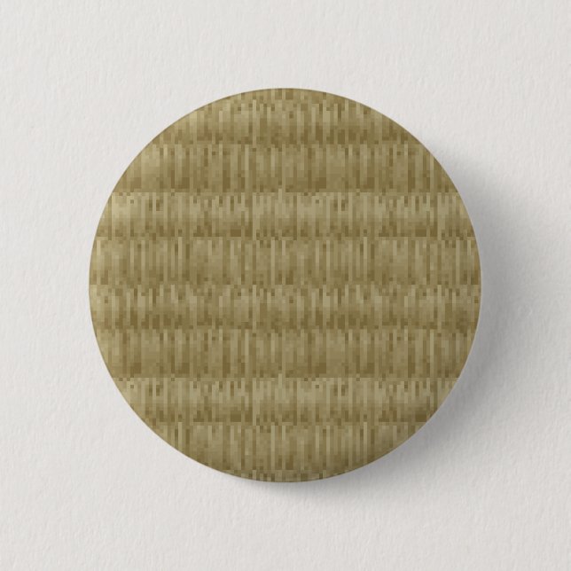 8 Bit Pixel Tatami Mat 畳 Pinback Button (Front)