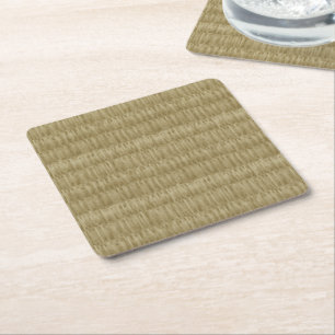 8 Bit Pixel Tatami Mat 畳 Square Paper Coaster