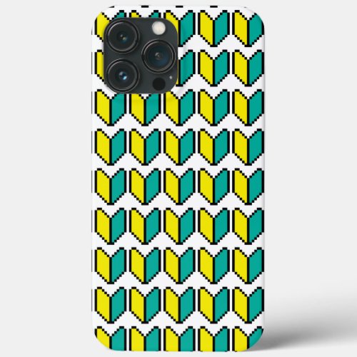 8 Bit Pixel Wakaba  Shoshinsha Mark iPhone 13 Pro Max Case