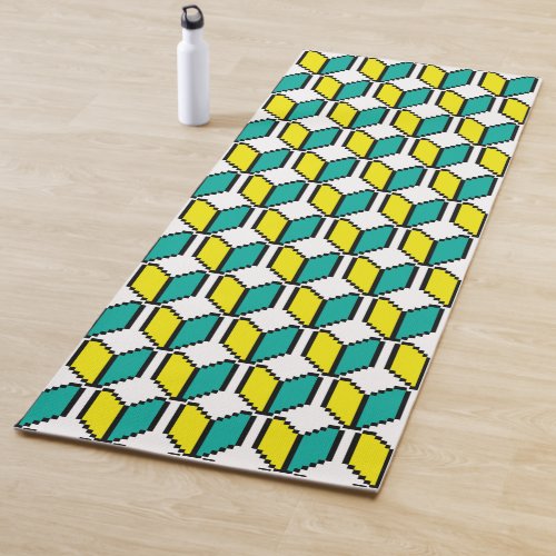 8 Bit Pixel Wakaba  Shoshinsha Mark Yoga Mat