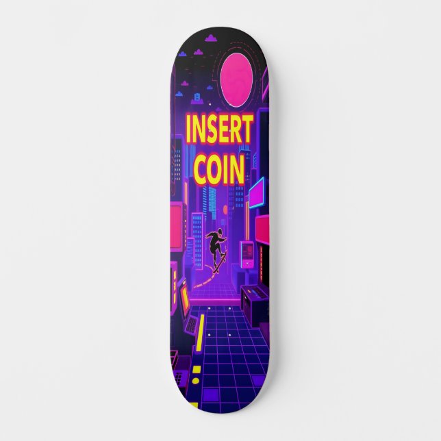 8-Bit Ride Edition 5 Skateboard (Front)