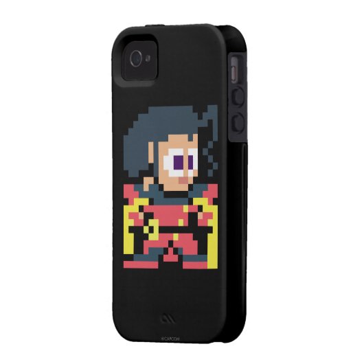 8-Bit Rose Case-Mate iPhone Case (Back Left)