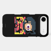8-Bit Rose Case-Mate iPhone Case (Back (Horizontal))