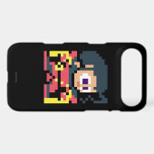 8-Bit Rose Case-Mate iPhone Case (Back (Horizontal))