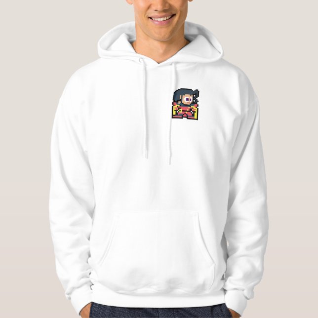 8-Bit Rose Hoodie (Front)