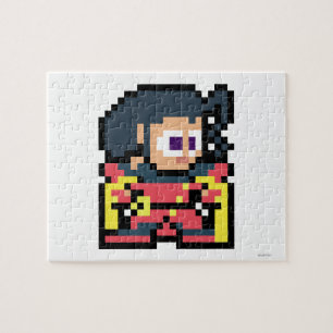 8-Bit Rose Jigsaw Puzzle