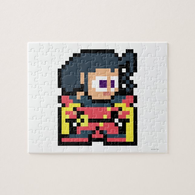 8-Bit Rose Jigsaw Puzzle (Horizontal)