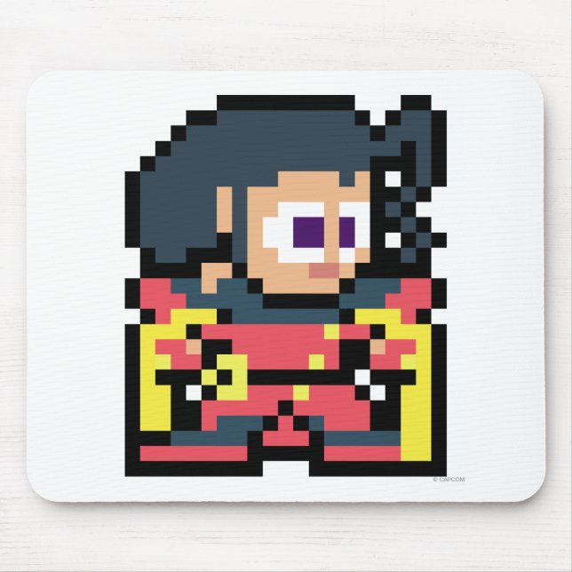 8-Bit Rose Mouse Pad (Front)