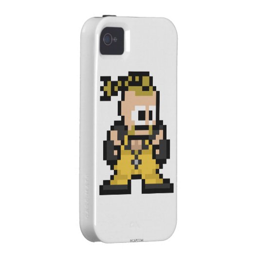 8-Bit Rufus Case-Mate iPhone Case (Back/Right)