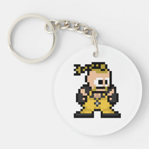 8-Bit Rufus Keychain