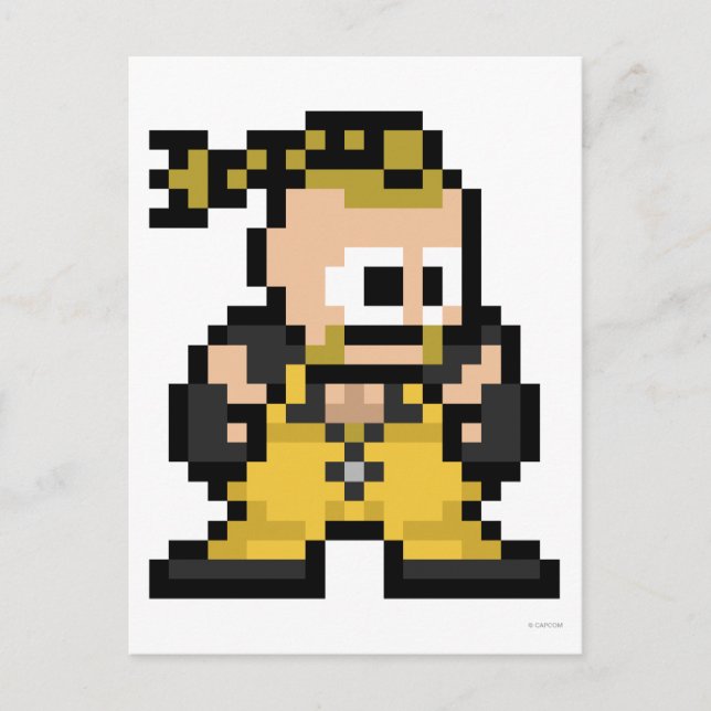 8-Bit Rufus Postcard (Front)