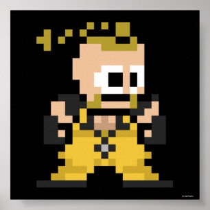 8-Bit Rufus Poster