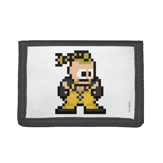 8-Bit Rufus Tri-fold Wallet (Front)