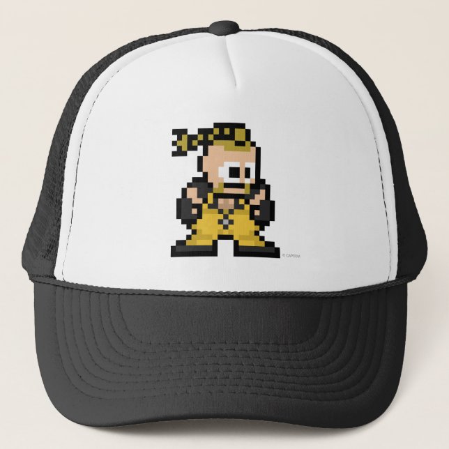 8-Bit Rufus Trucker Hat (Front)