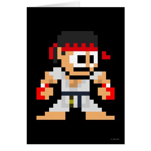 8-Bit Ryu Cards (Front)