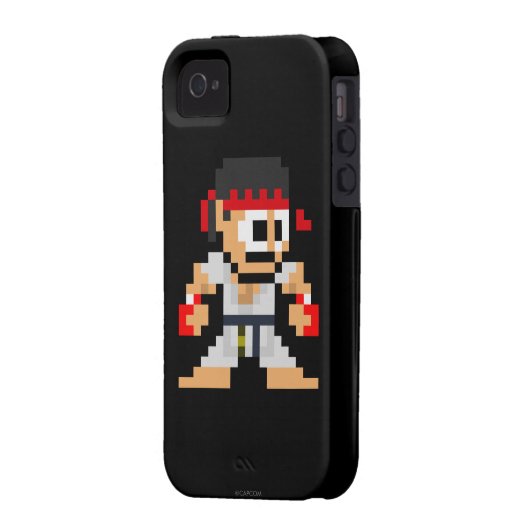 8-Bit Ryu Case-Mate iPhone Case (Back Left)