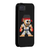8-Bit Ryu Case-Mate iPhone Case (Back/Right)