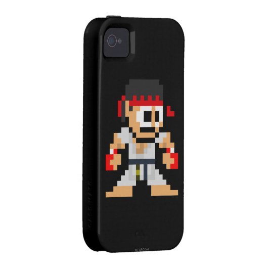 8-Bit Ryu Case-Mate iPhone Case (Back/Right)