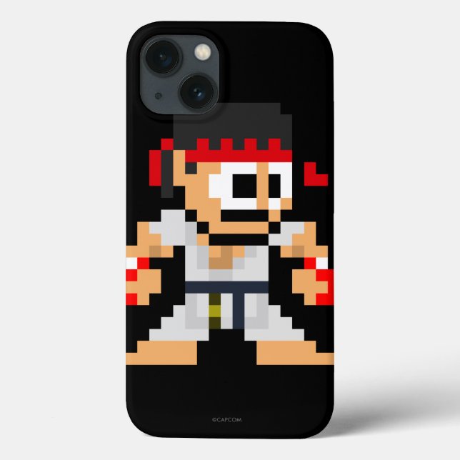 8-Bit Ryu Case-Mate iPhone Case (Back)