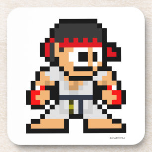 8-Bit Ryu Drink Coaster