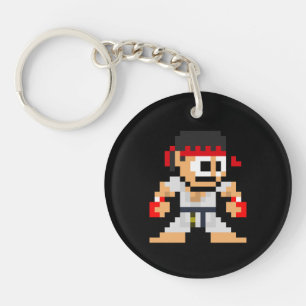 8-Bit Ryu Keychain