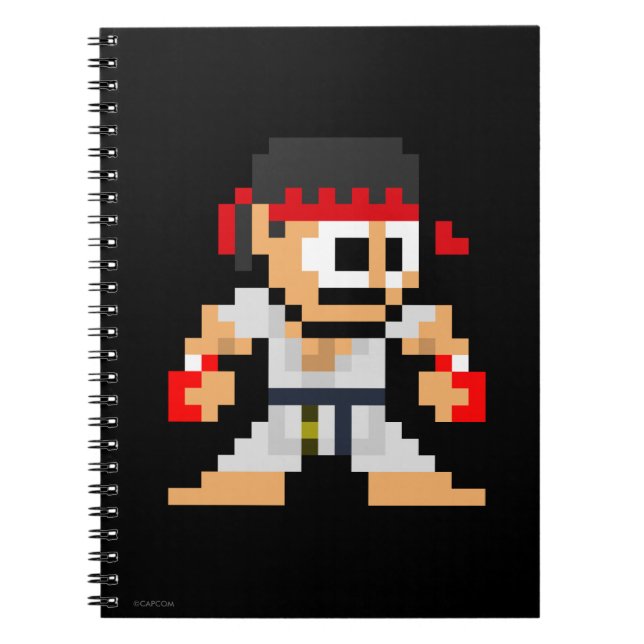 8-Bit Ryu Notebook (Front)