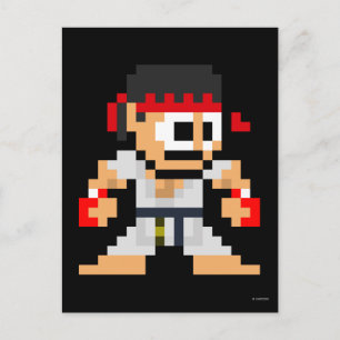 8-Bit Ryu Postcard