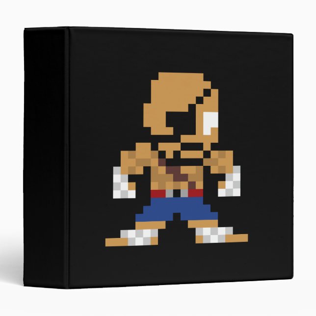 8-Bit Sagat Binder (Front/Spine)