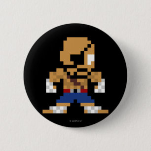 8-Bit Sagat Button