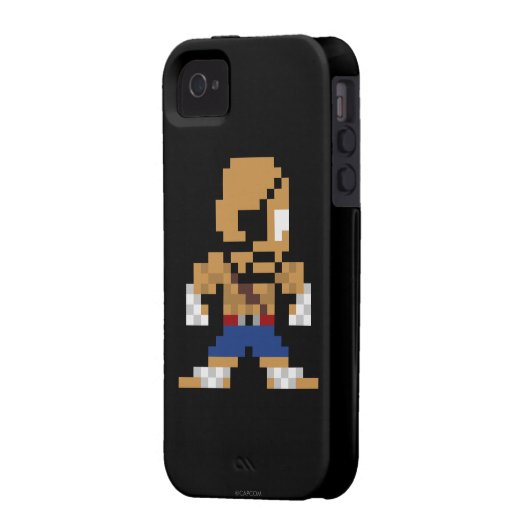 8-Bit Sagat Case-Mate iPhone Case (Back Left)