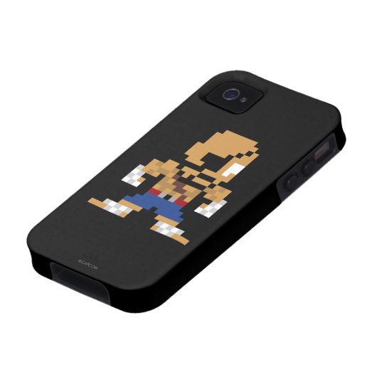 8-Bit Sagat Case-Mate iPhone Case (Bottom)