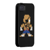 8-Bit Sagat Case-Mate iPhone Case (Back/Right)