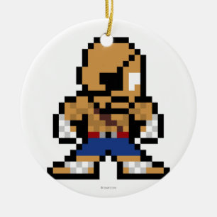 8-Bit Sagat Ceramic Ornament