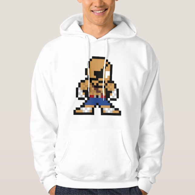 8-Bit Sagat Hoodie (Front)